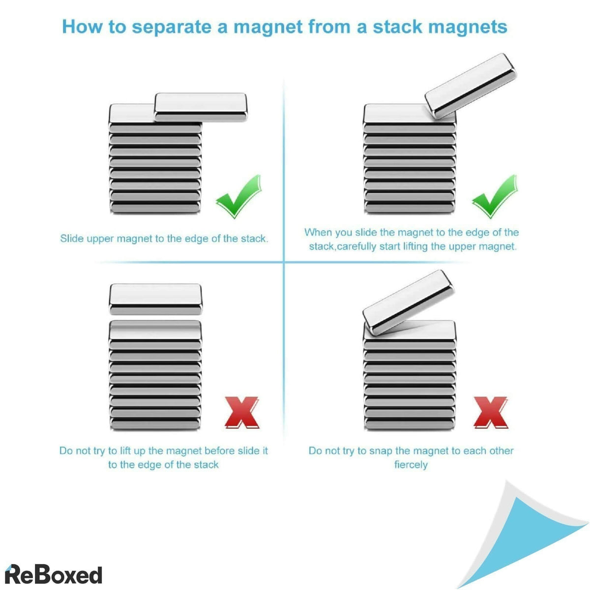 Set de 25 Magneti Neodymium 30x10x3mm Foarte Puternici N48