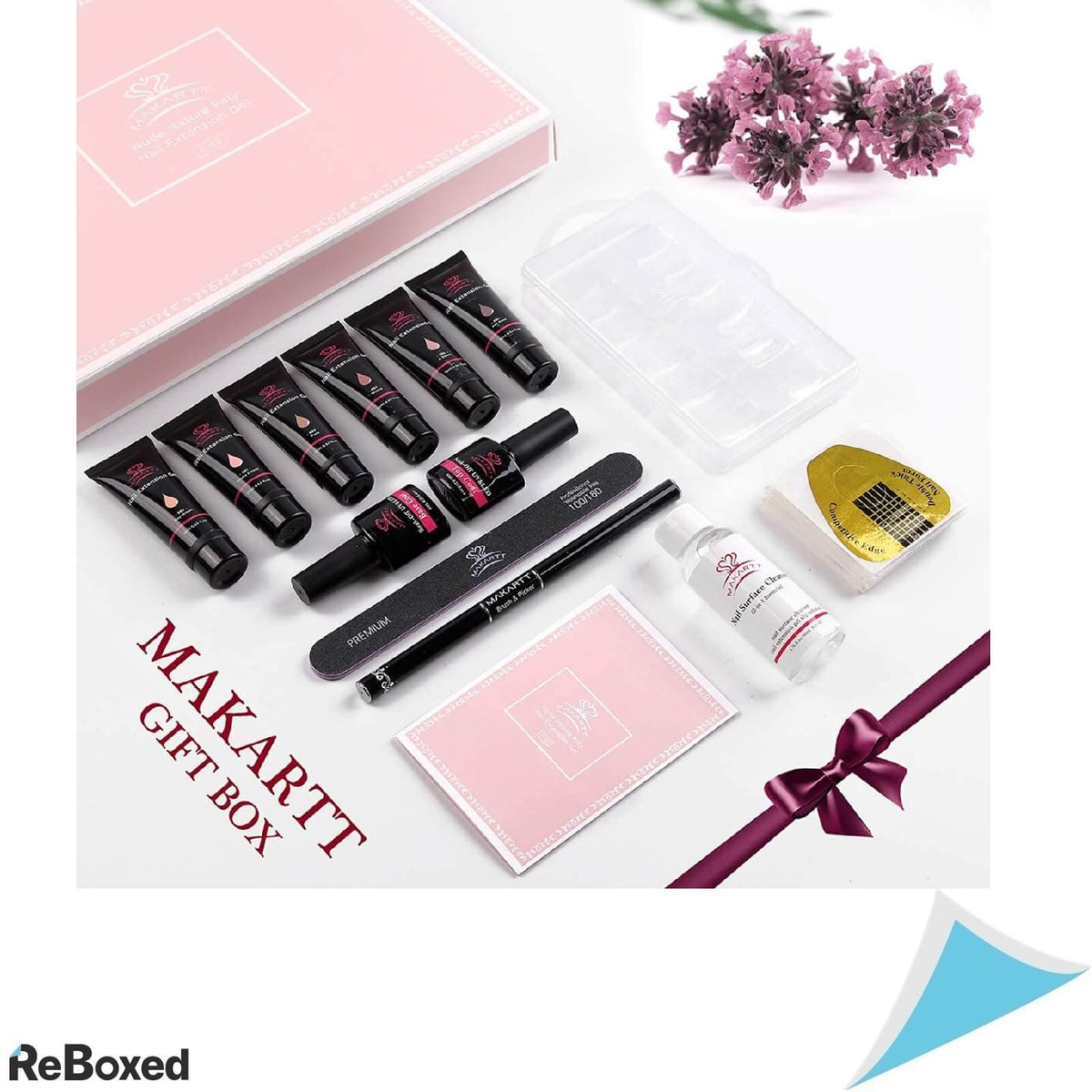 Makartt Gel Nail All-in-One Kit Set 6 Starter Kit Culori Inchise 15ml