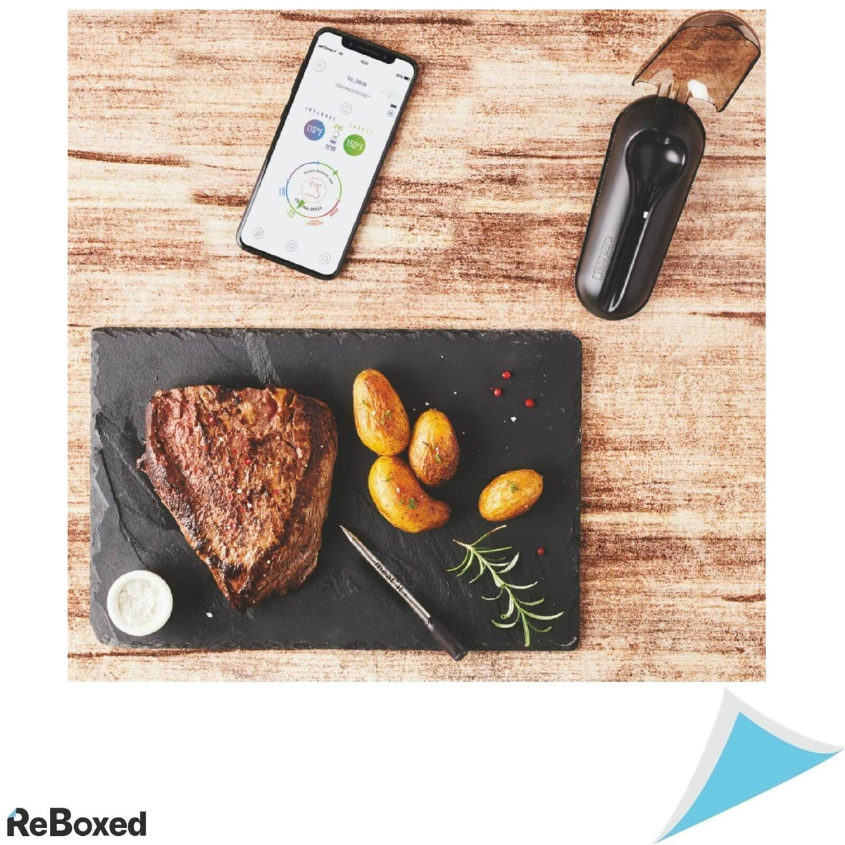 mastrad F74380 Proba Temperatura Wireless Dual Wi-Fi Bluetooth