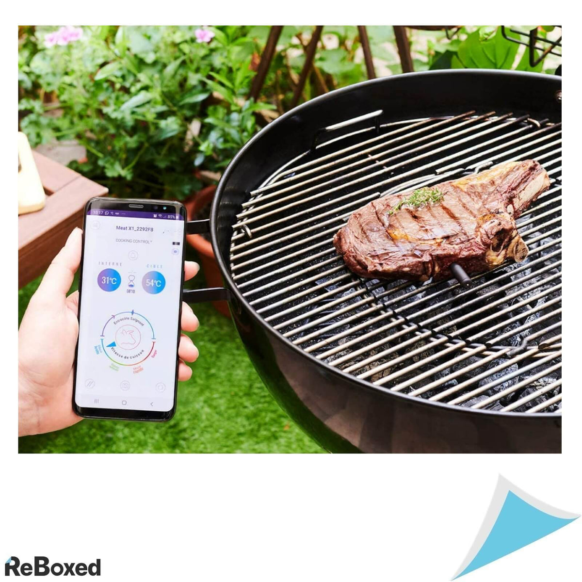 mastrad F74380 Proba Temperatura Wireless Dual Wi-Fi Bluetooth