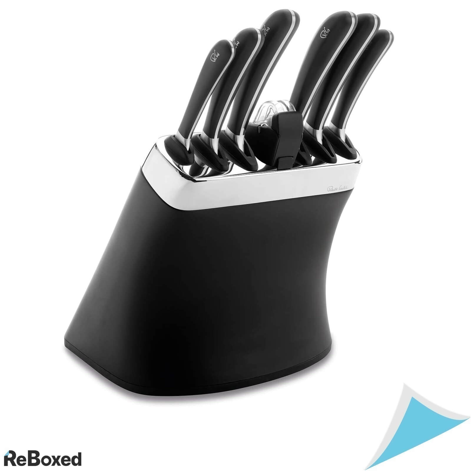 Robert Welch Signature Set De 5 Cutite Si Ascutitor din Ceramica