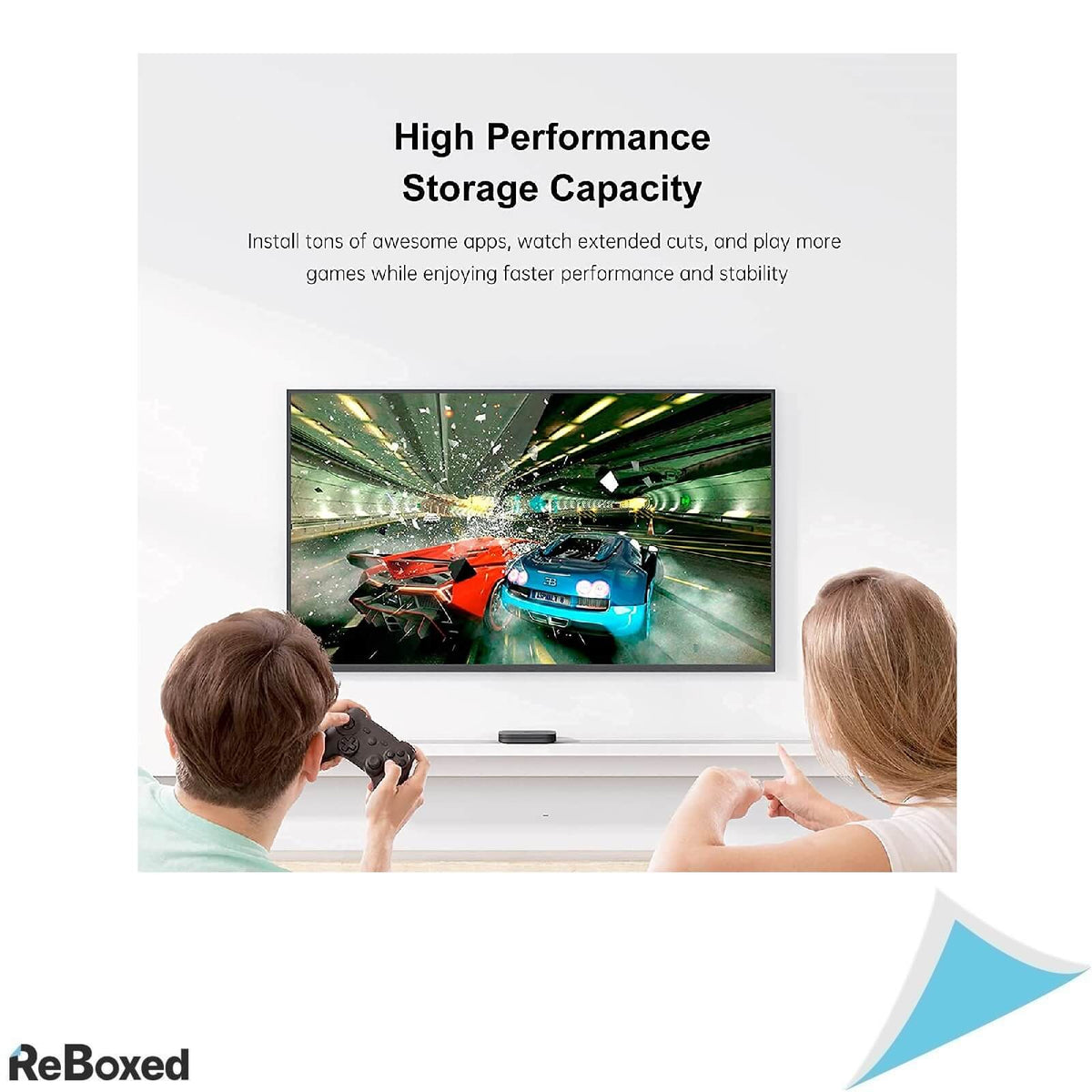 Xiaomi MI-TV-Box S MediaPlayer 4K Control Voce Telecomanda