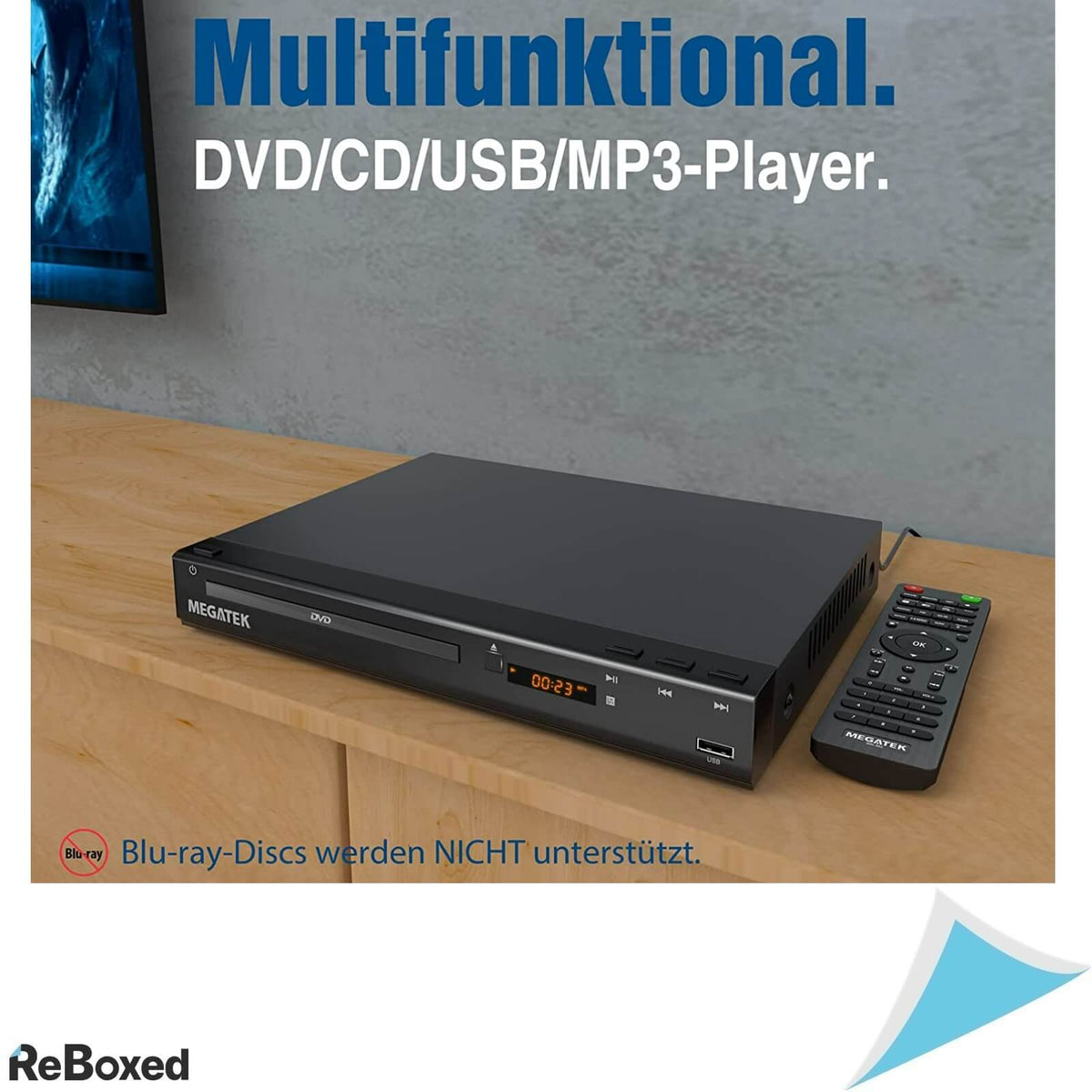 Megatek DVD Player 1080p HDMI USB MP3 JPEG Telecomanda