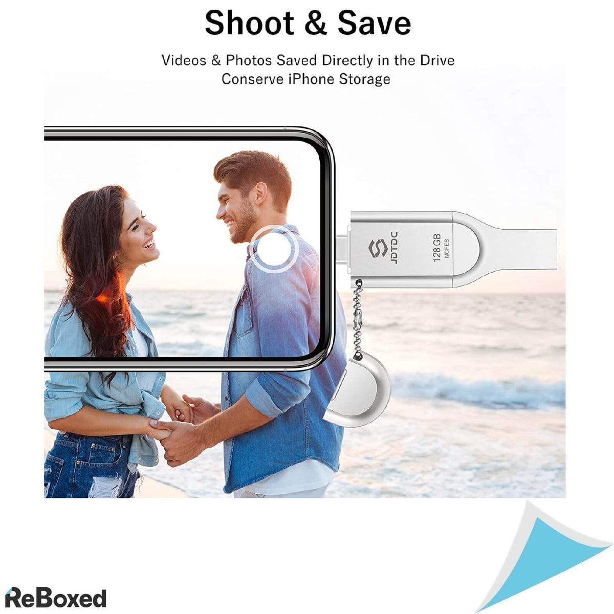 USB 3in1 Flash Drive 128GB Certificat MFi Iphone Android PC