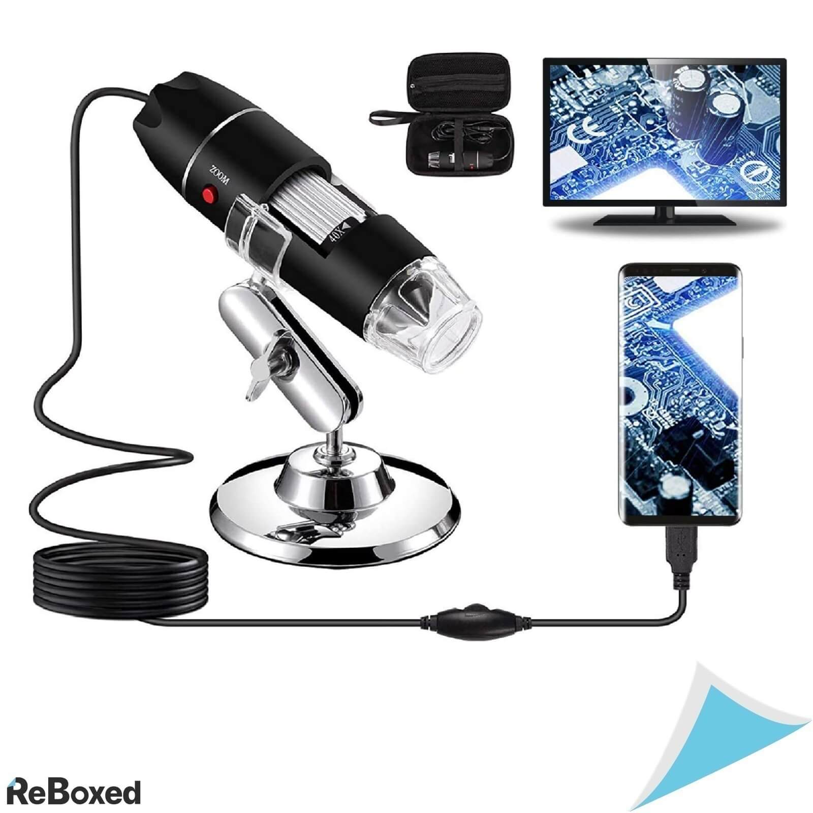 Microscop USB Digital cu Iluminare 40X Android Windows