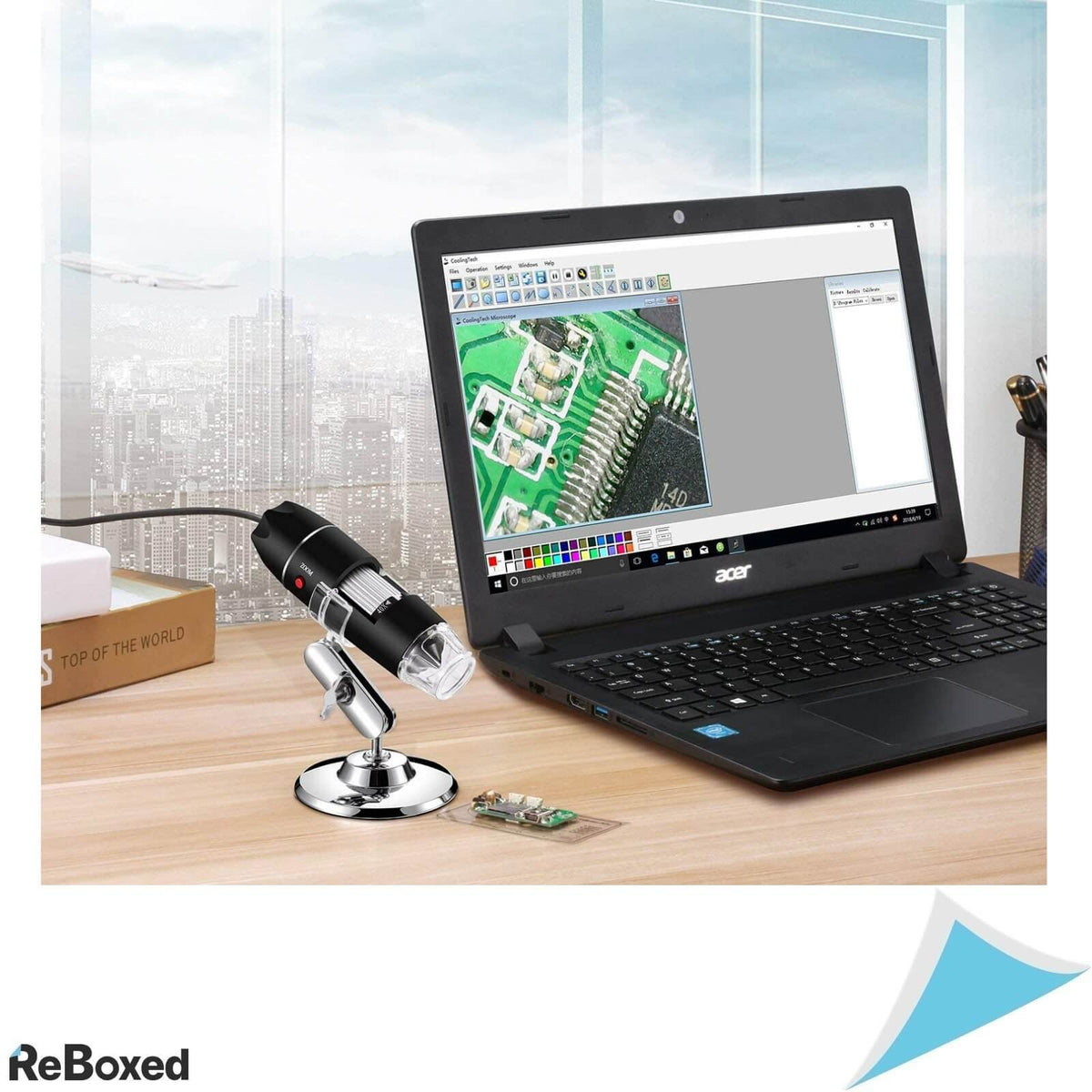 Microscop USB Digital cu Iluminare 40X Android Windows