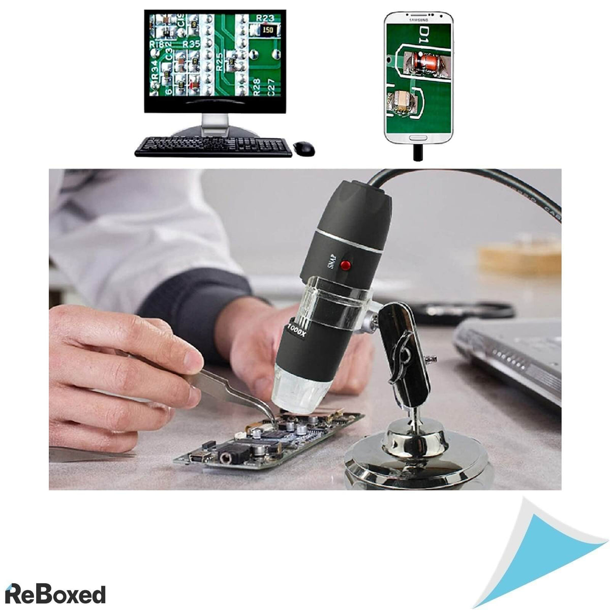 Microscop USB Digital cu Iluminare 40X Android Windows