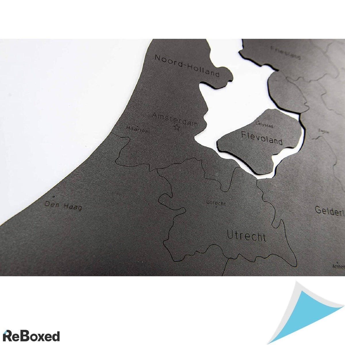 MiMi Innovations Harta pentru Perete din Lemn Nederland 92x69cm
