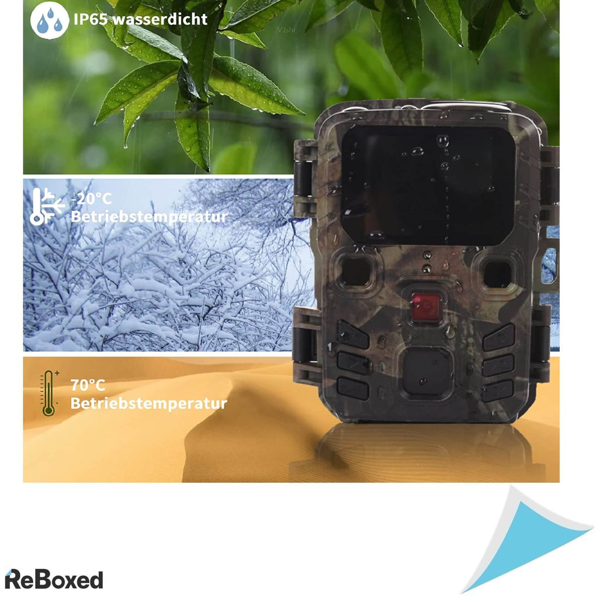 NirvaLife Mini Camera Vanatoare 1080p Camuflaj Outdoor CardSD 32G