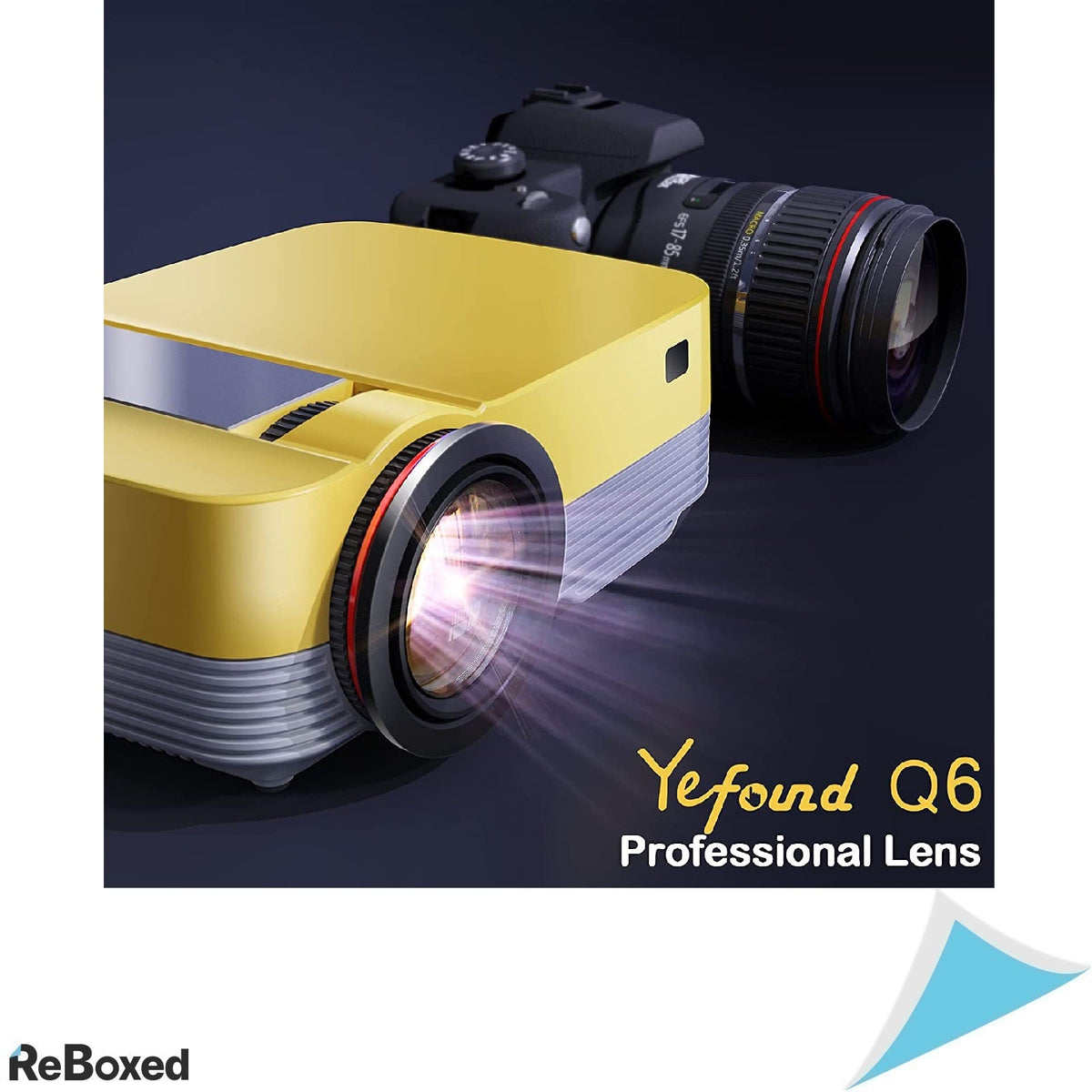 YeFound Q6 Proiector Mini LED 1280x720 pixeli 2000:1 Contrast 400lm