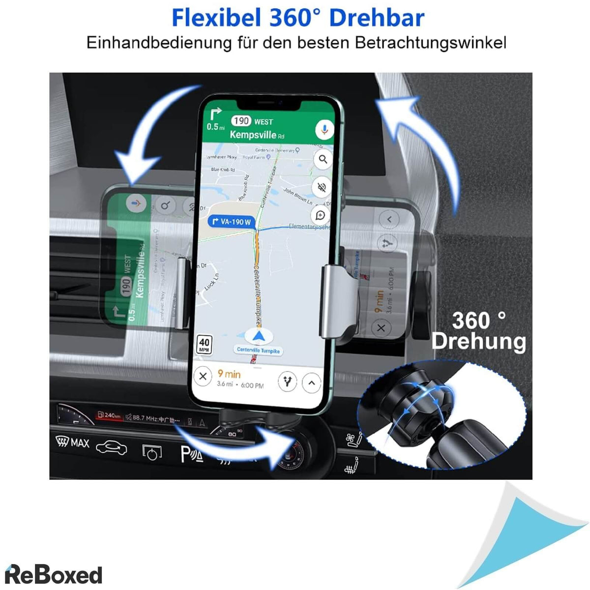 Miracase Suport Telefon Grila Ventilatie Auto