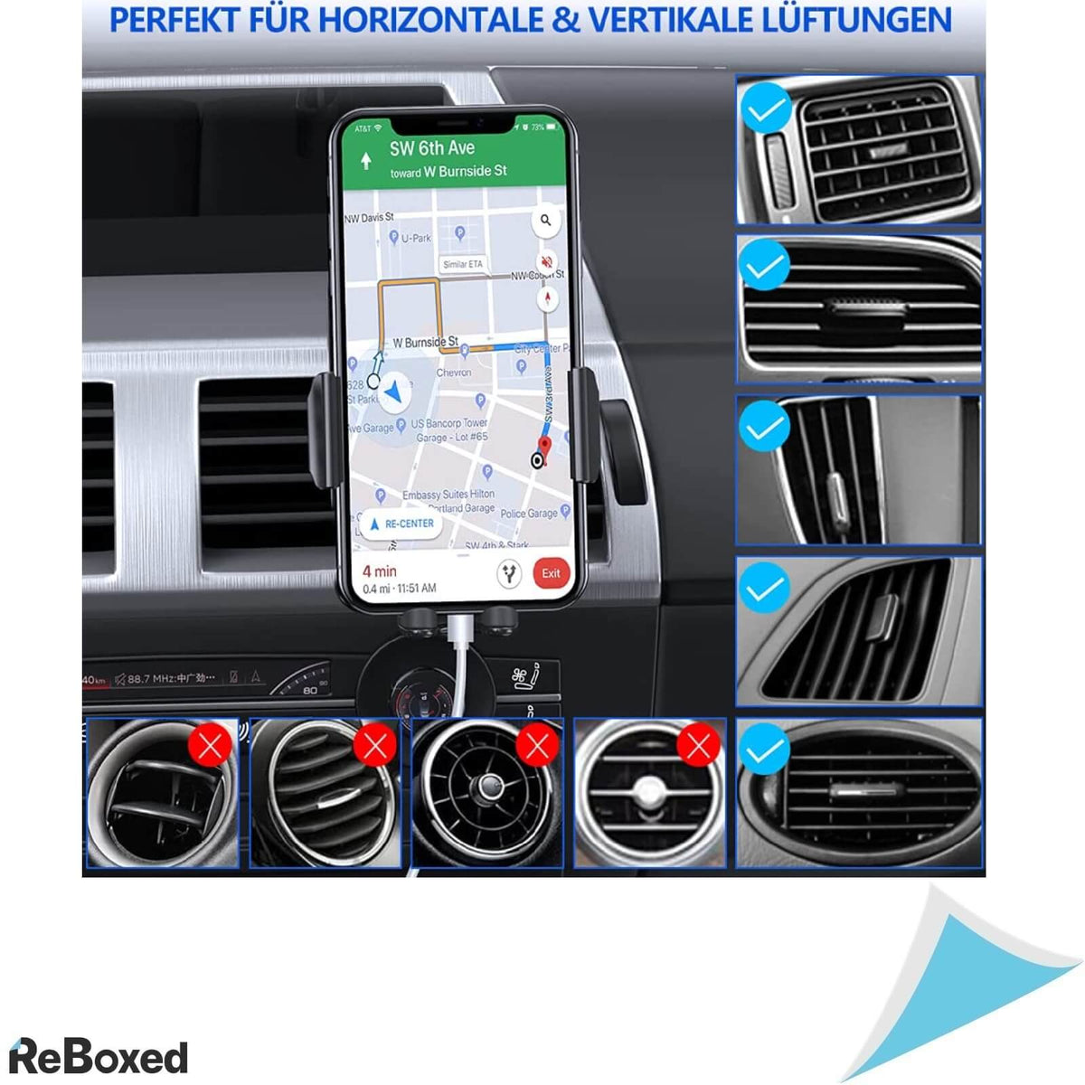 Miracase Suport Telefon Grila Ventilatie Auto