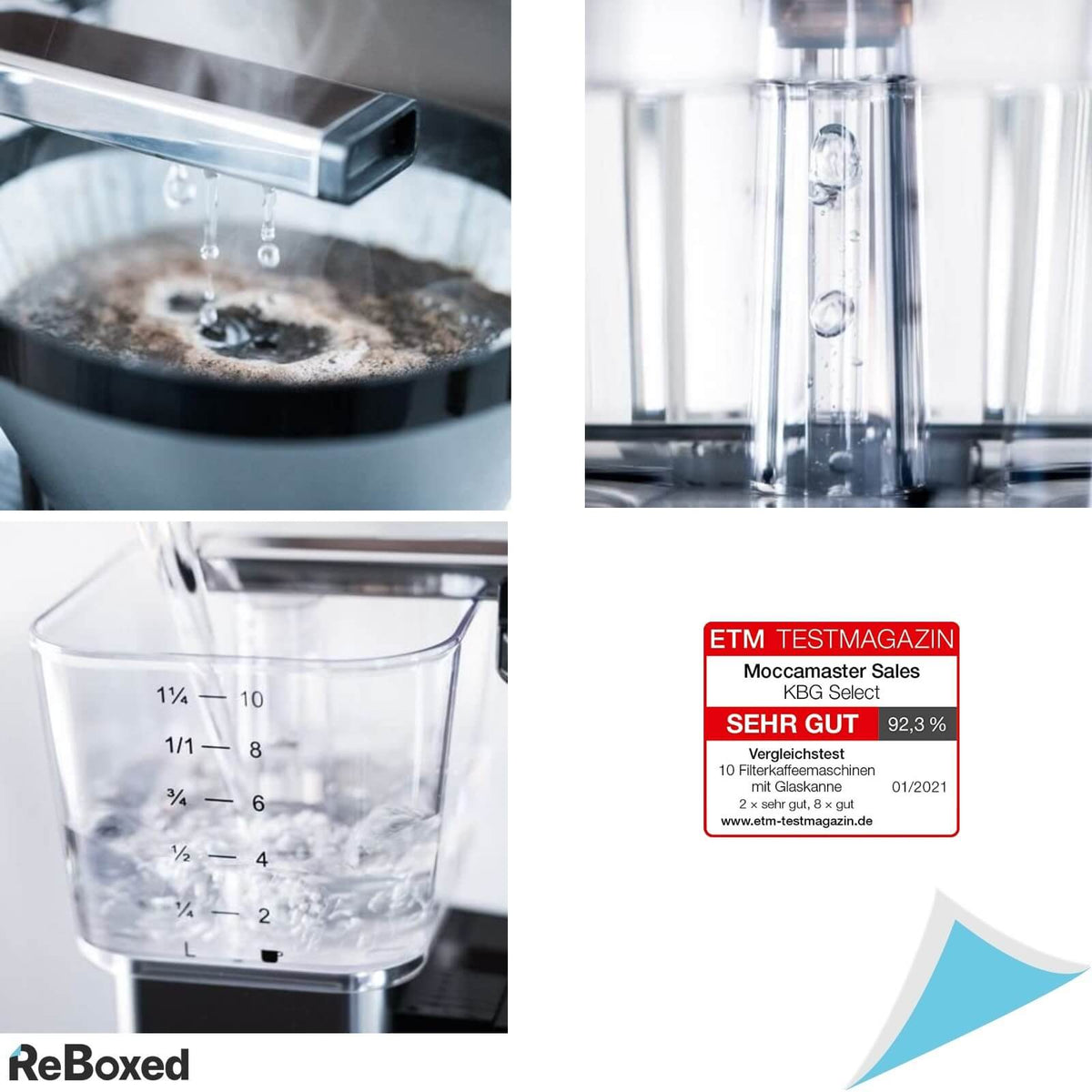 Moccamaster KBG 741 Cafetiera 1.25 litri cu Filtru