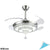 Moerun Candelabru LED cu Ventilator 106cm si Cristale K9 Telecomanda