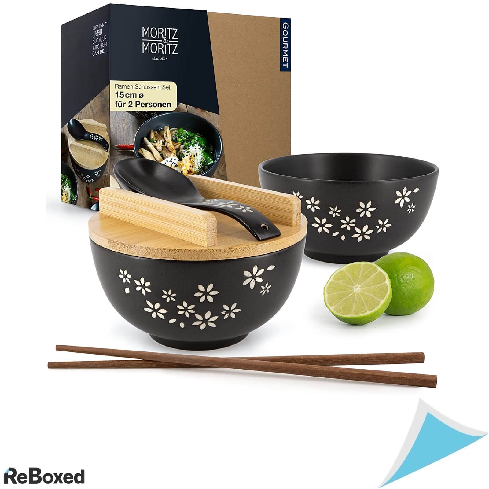 Moritz & Moritz Set 2 Boluri Ceramica Ramen 600ml Pho Sushi