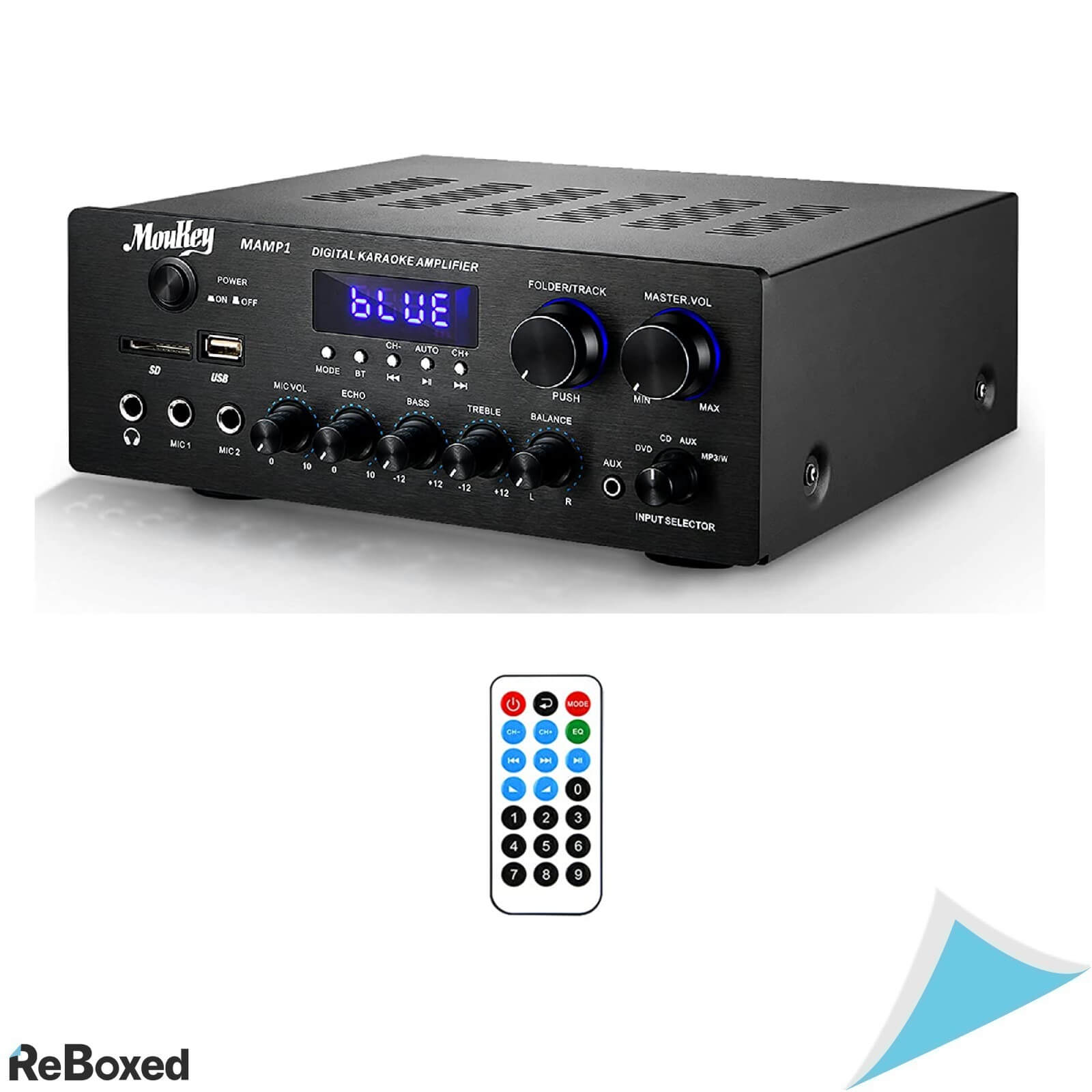 Moukey MAMP1 Amplificator Stereo Audio 220W Peak Bluetooth 5.0