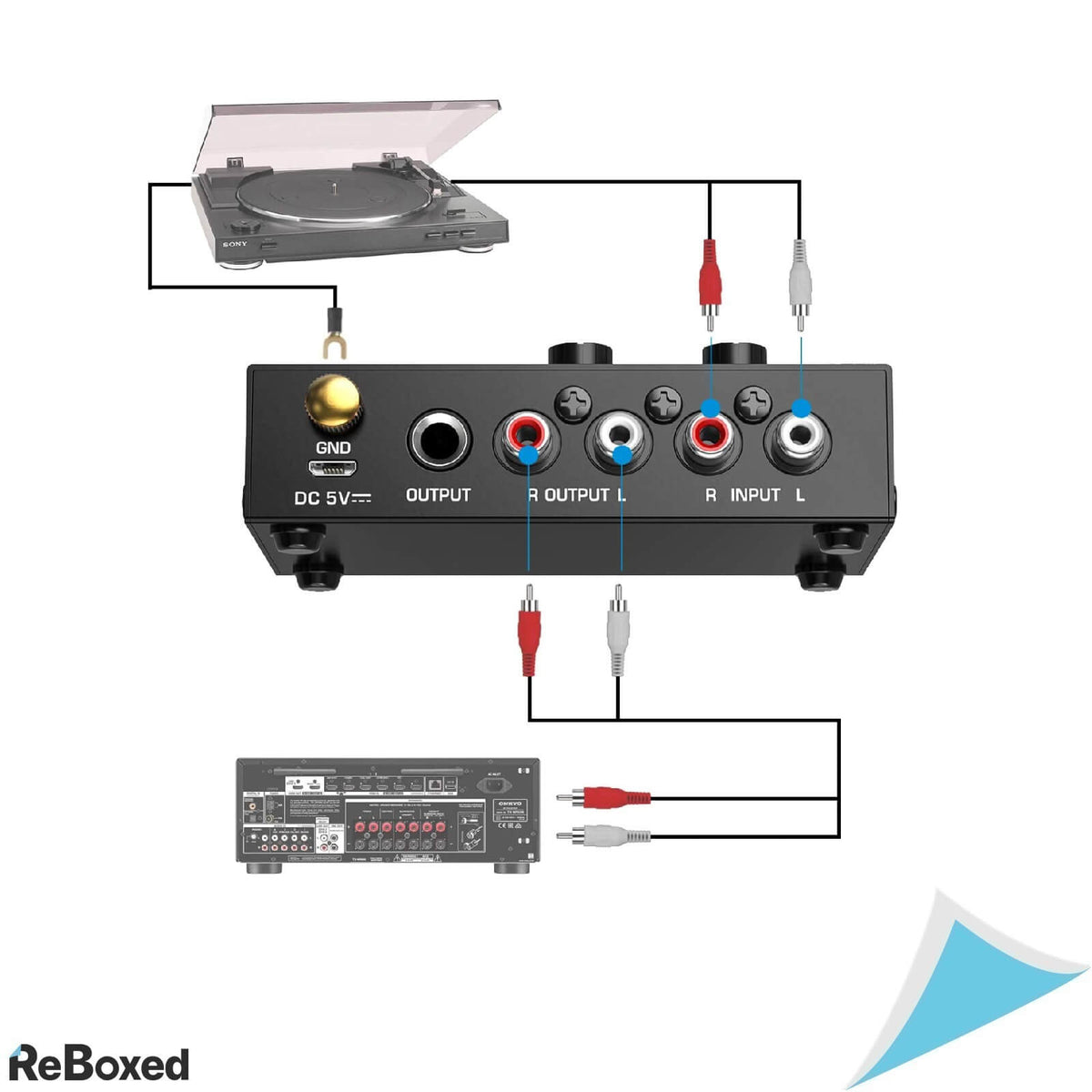 Moukey MPAMP1 Preamplificator Phono Zgomot Redus RCA
