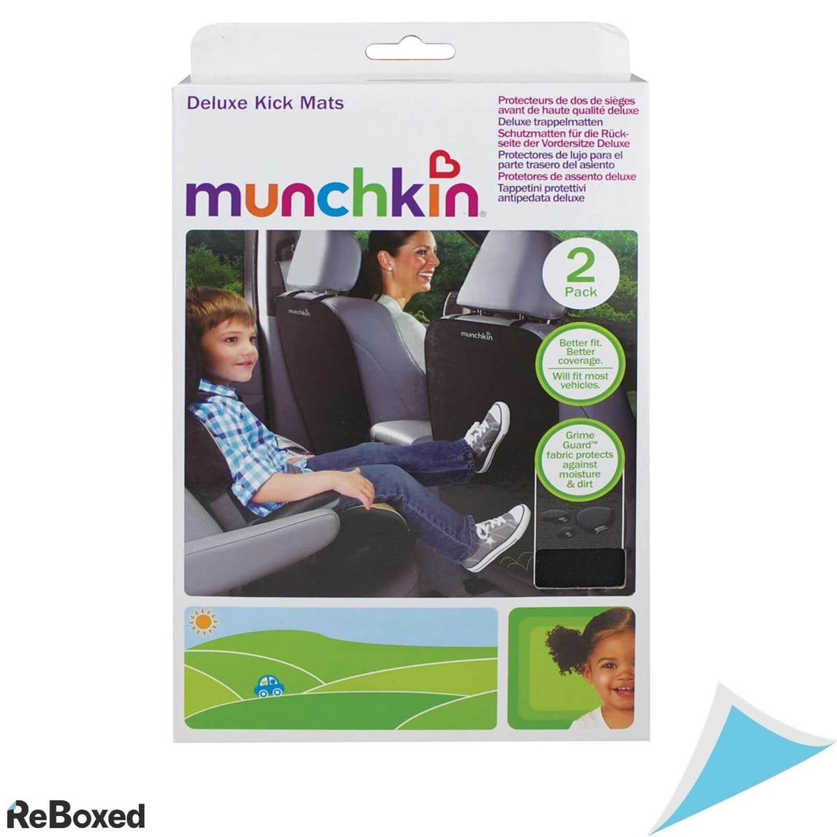Munchkin Deluxe Kick Mats Set 2 Protectii Premium Spatar Auto