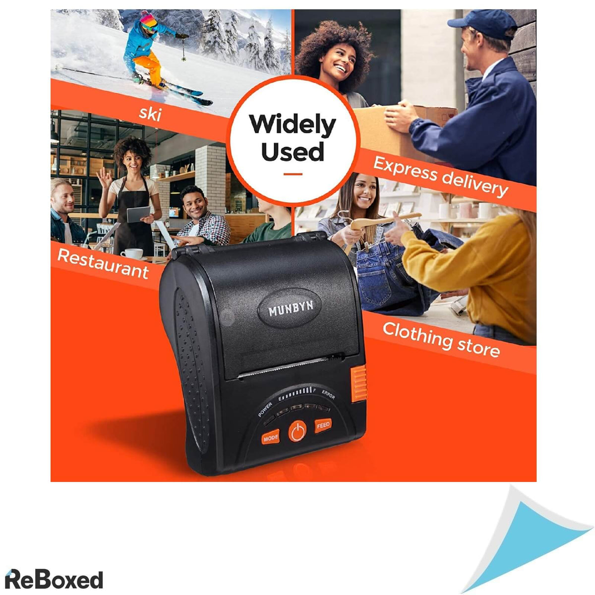 Munbyn Imprimanta Portabila Termica Bluetooth 58mm Android