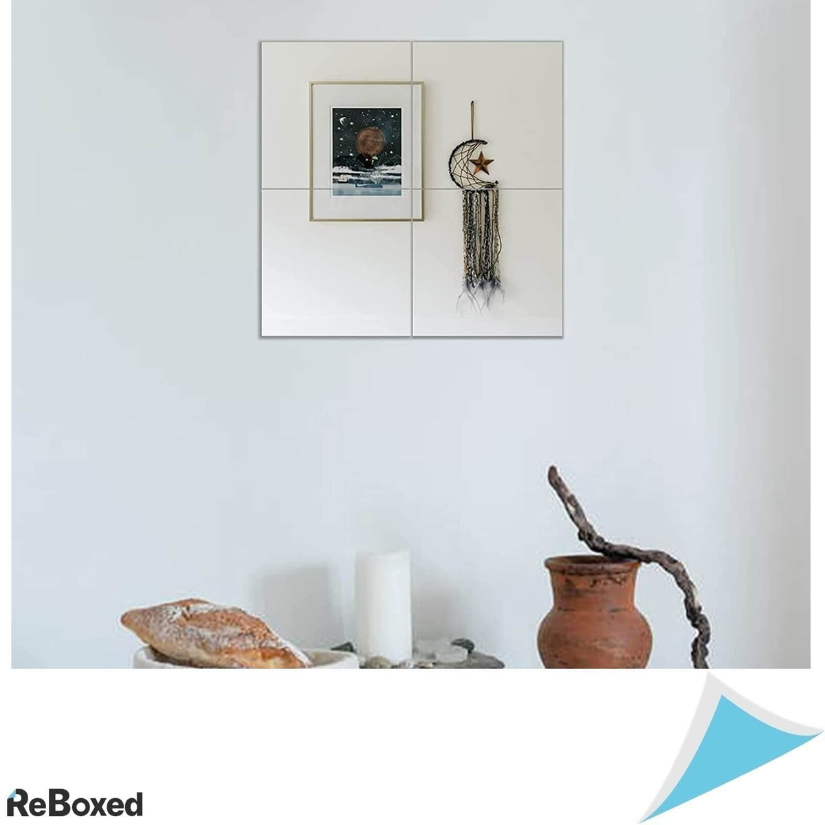 MuziLife Set 4 Oglinzi 29x29cm Design Decoratiuni Versatile