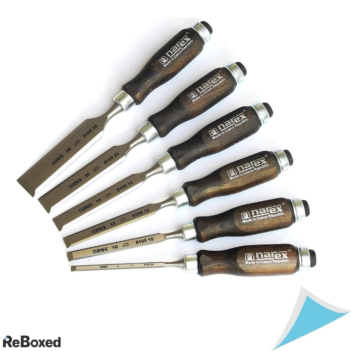 Narex Set 6 Dalti Profesionale in cutie de Lemn DIN5139