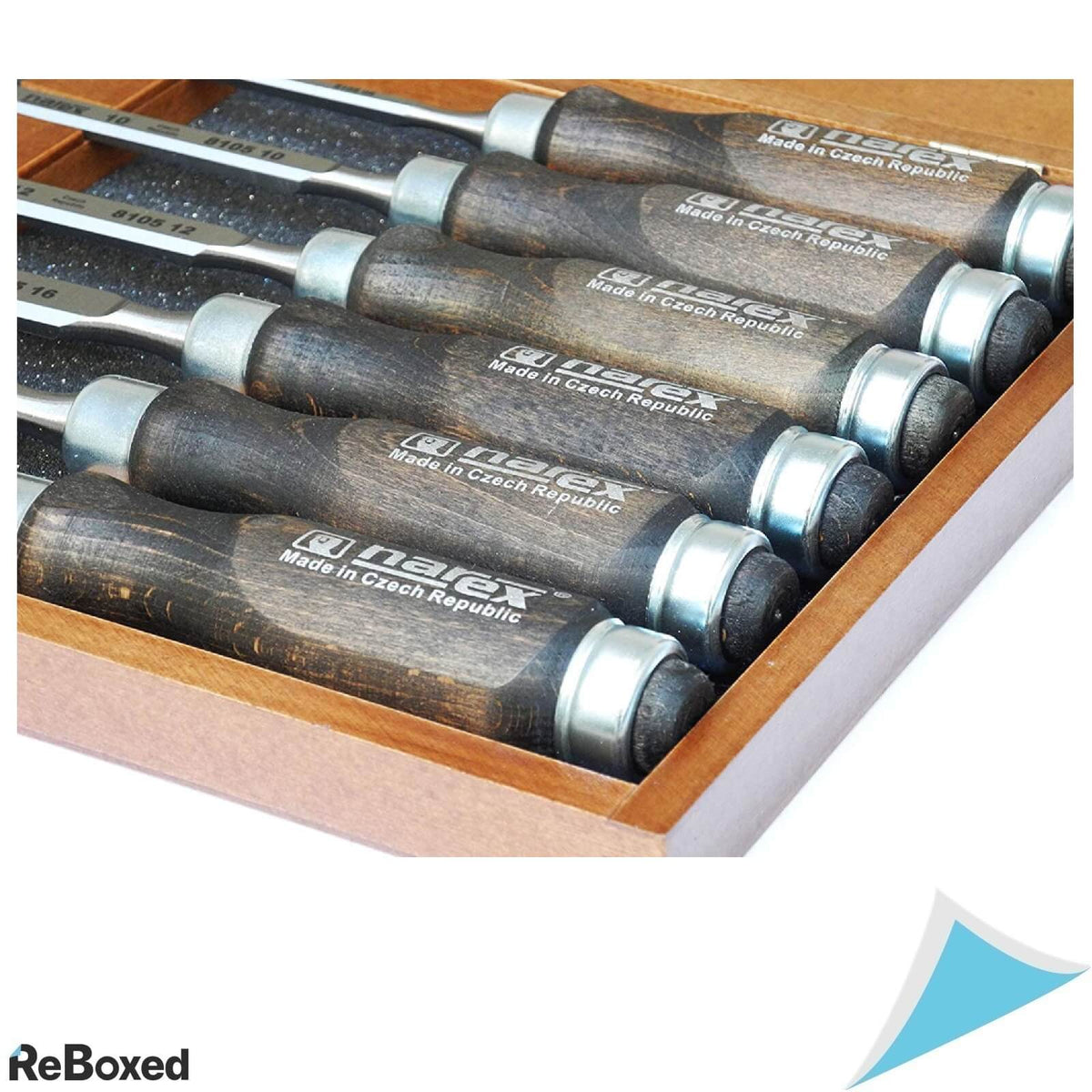 Narex Set 6 Dalti Profesionale in cutie de Lemn DIN5139