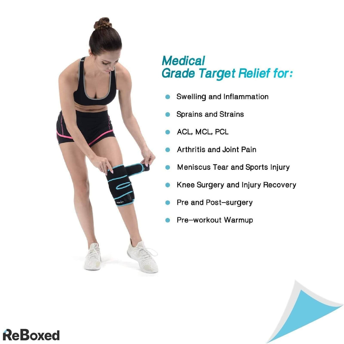 Neenca Aparat Compresie cu 3 Pachete cu Gel Pentru Racire Incalzire