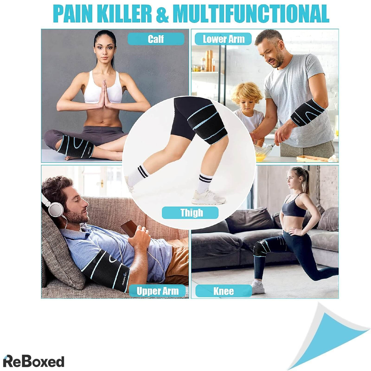 Neenca Aparat Compresie cu 3 Pachete cu Gel Pentru Racire Incalzire