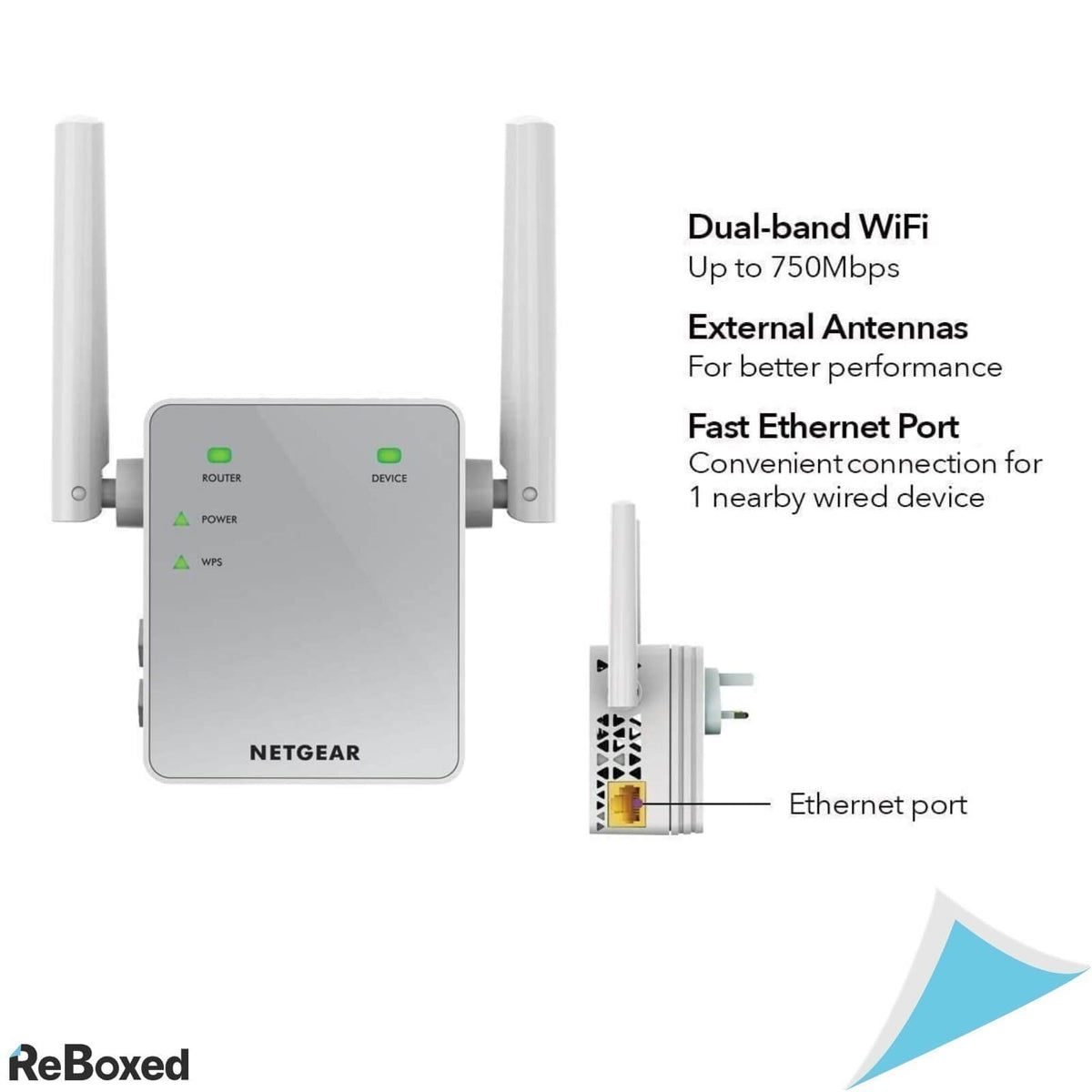 Netgear WiFi Range Extender Repeater EX3700 cu chipset AC750