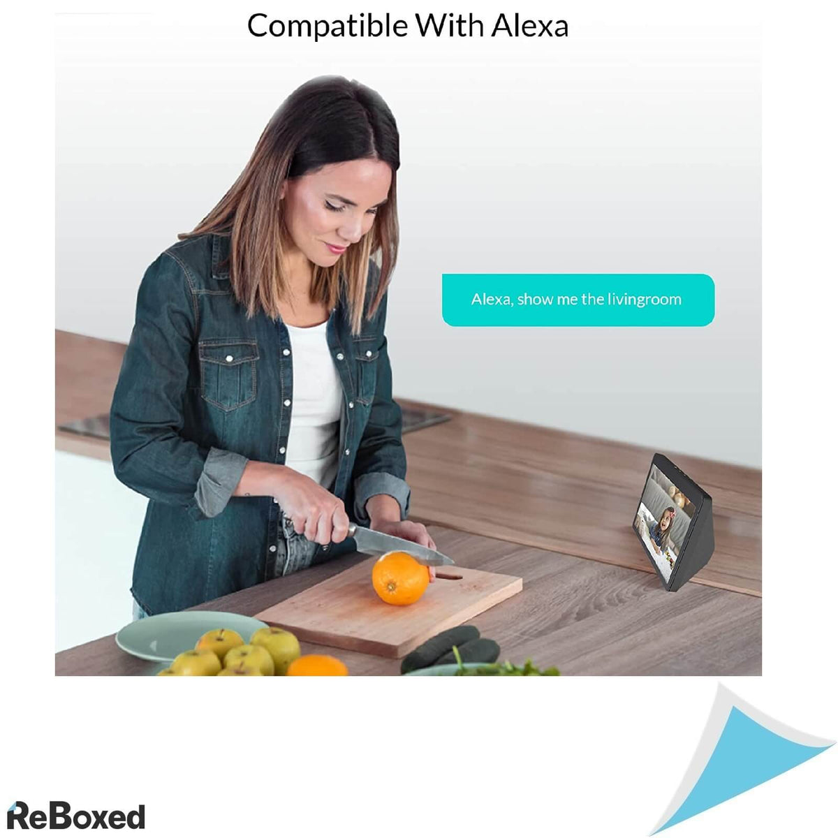 Netvue Camera WiFi de Supraveghere Interior 360 grade 1080p