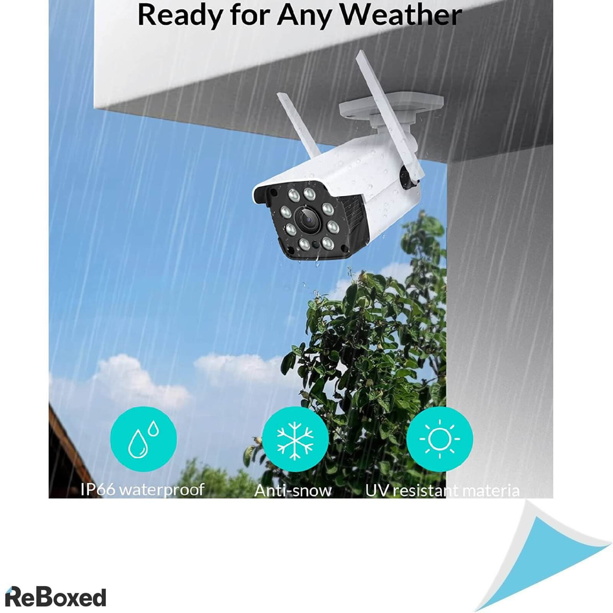 NetVue Virgil2 WiFi Camera IP de Exterior Microfon 2Way