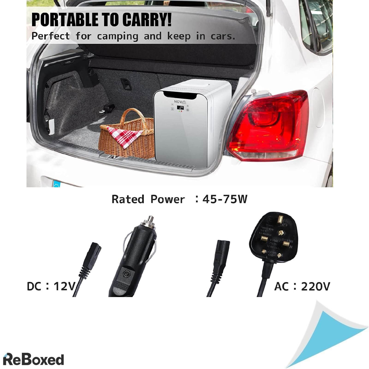 NovHome Mini Frigider 20L Racire si Incalzire 220V 12V Digital