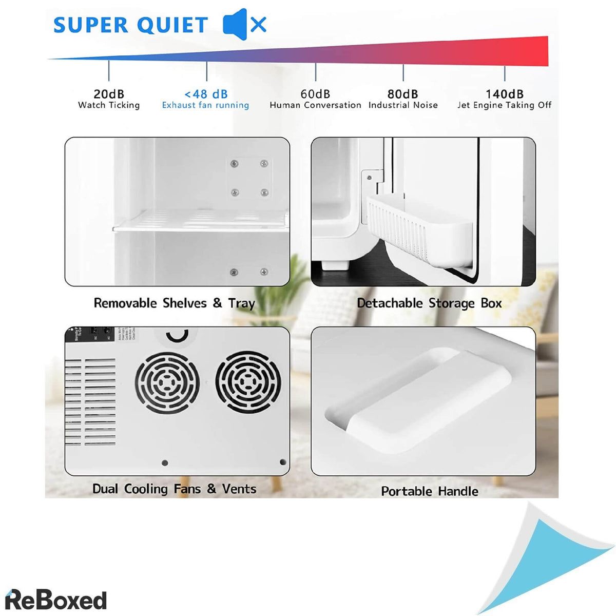 NovHome Mini Frigider 20L Racire si Incalzire 220V 12V Digital