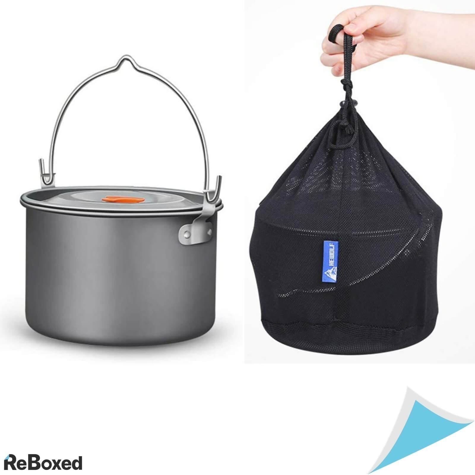 Oala 4 litri Aluminiu Portabila Camping 4-6 Persoane