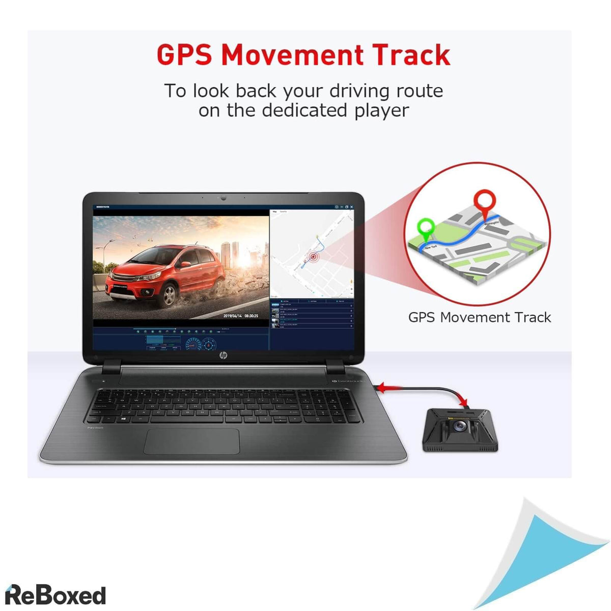 Oasser DashCam Camera Auto 2160p GPS WiFi Sony IMX335