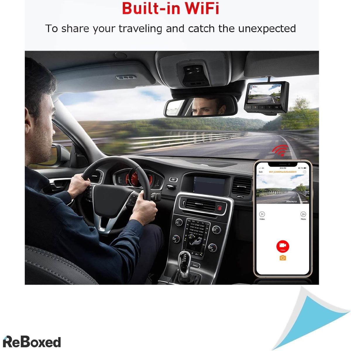 Oasser DashCam Camera Auto 2160p GPS WiFi Sony IMX335