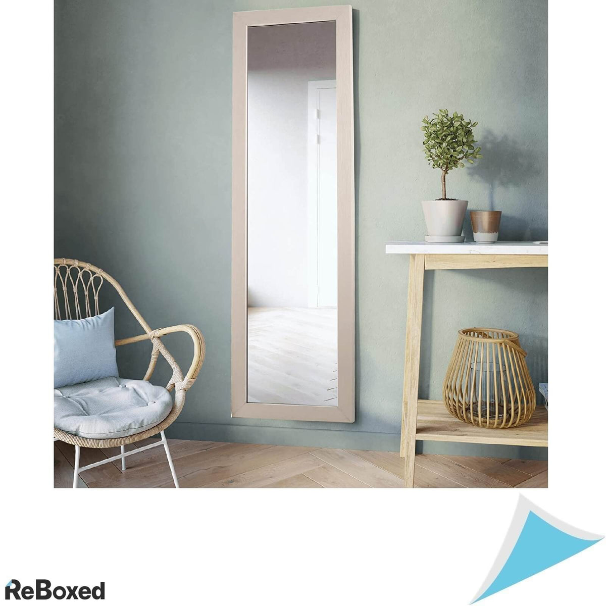 Inspiure Mia Oglinda pentru Perete 30x120cm din Lemn