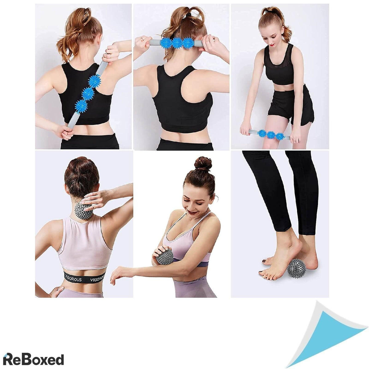 Ombar Set Covoras si Perna Pentru Yoga Relaxare Presopunctura