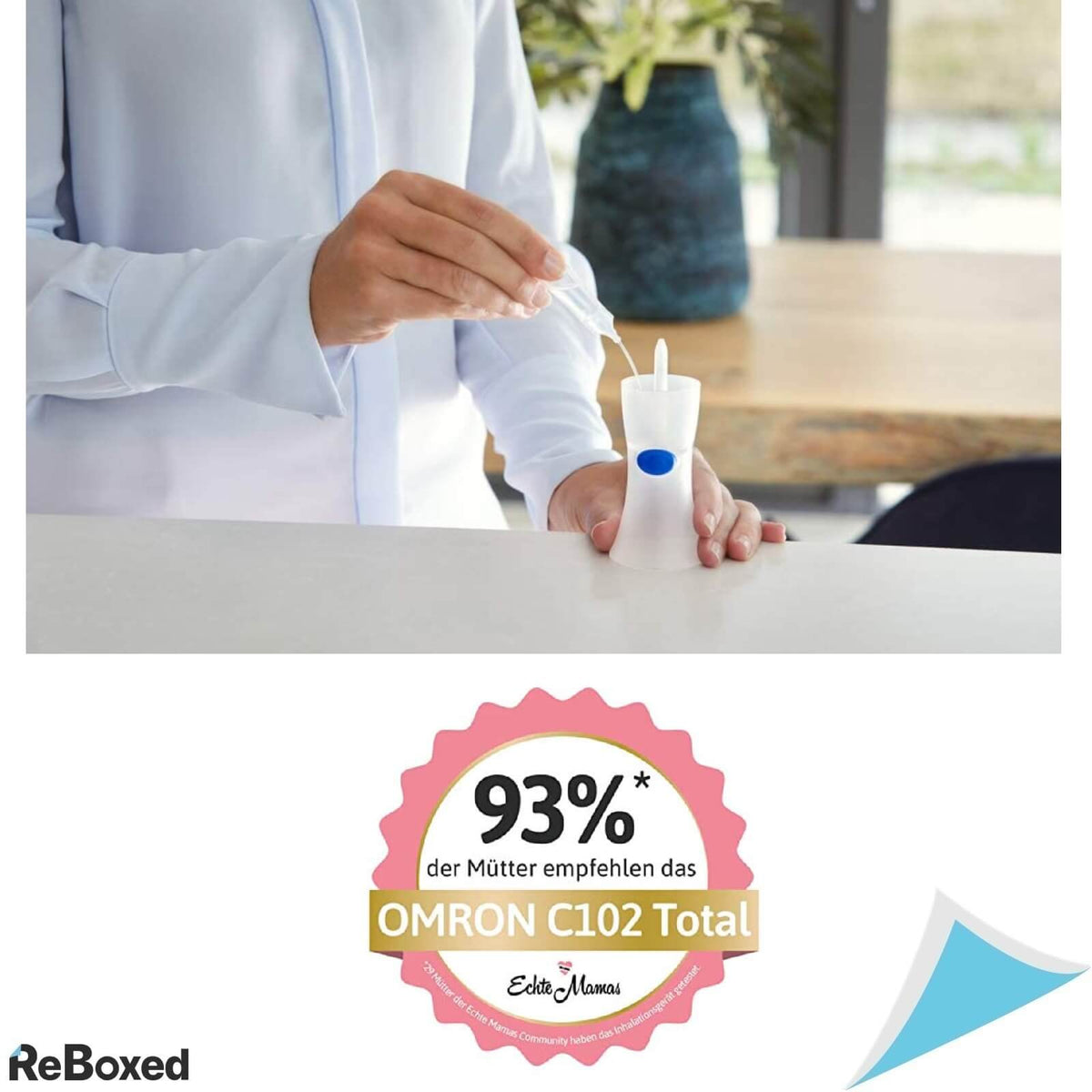 Omron C102 Total Aparat Aerosoli cu Compresor si Dus Nazal