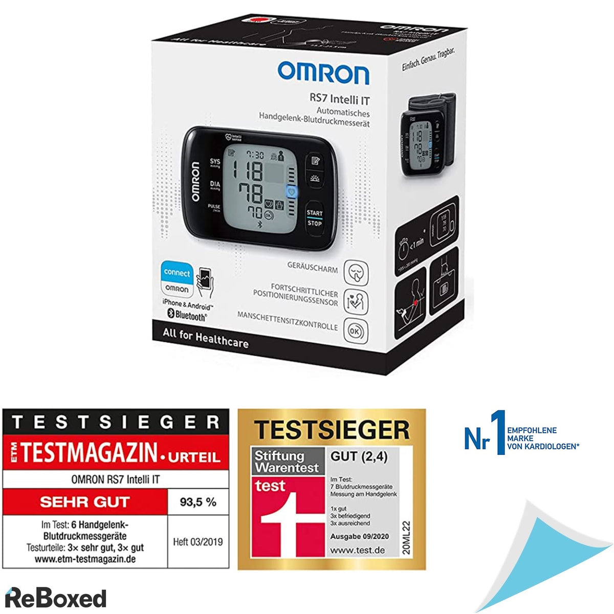 OMRON RS7 Intelli IT Tensiometru Digital de Incheietura