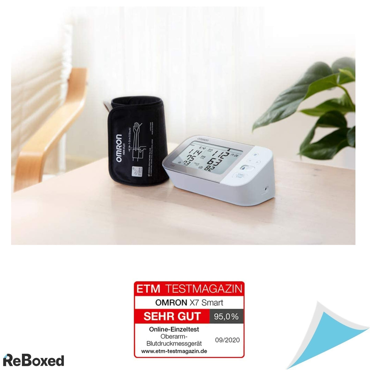 Omron X7 Smart Tensiometru cu Bluetooth si Intelli Cuff