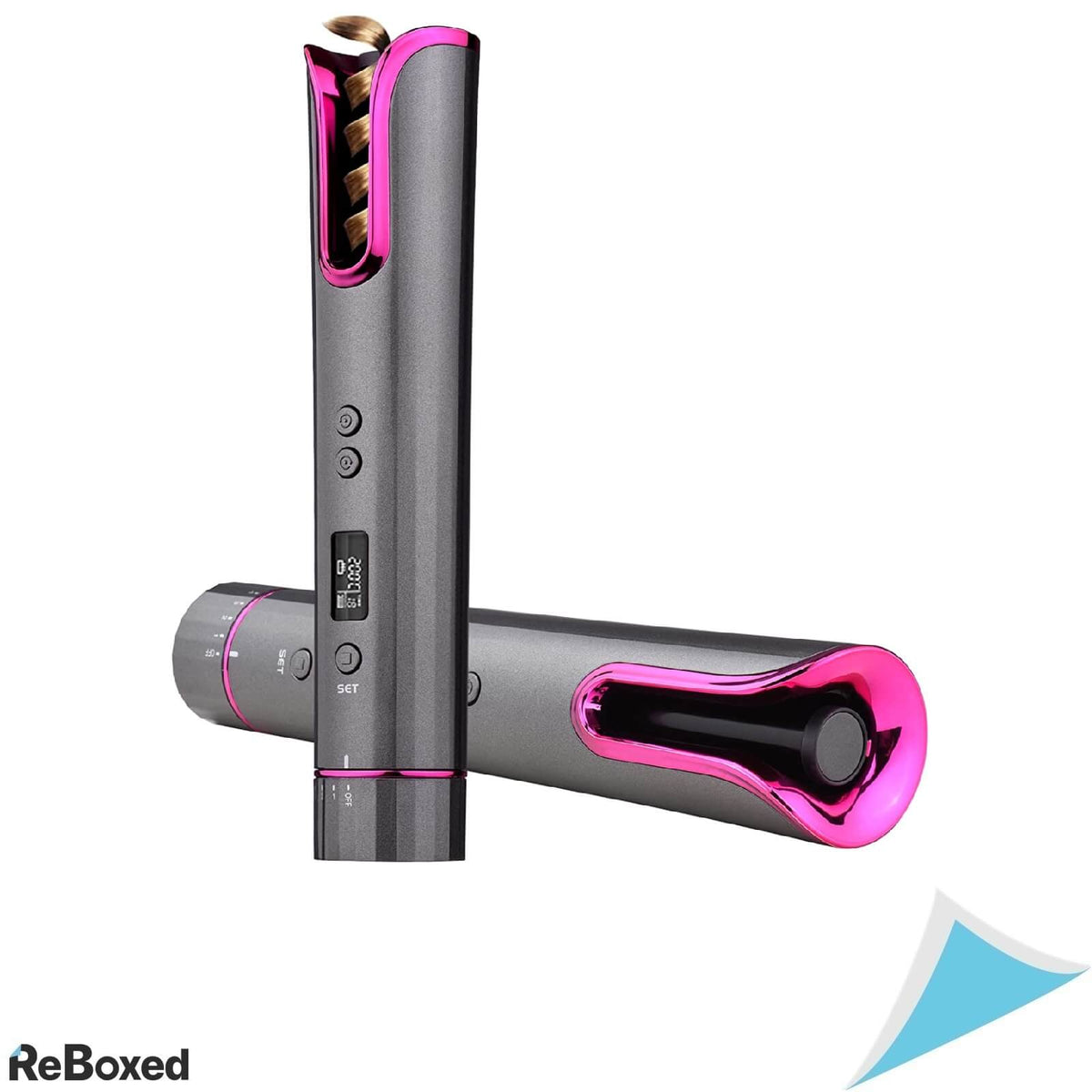 Ondulator Automat Ceramic Portabil cu incarcare USB si LCD