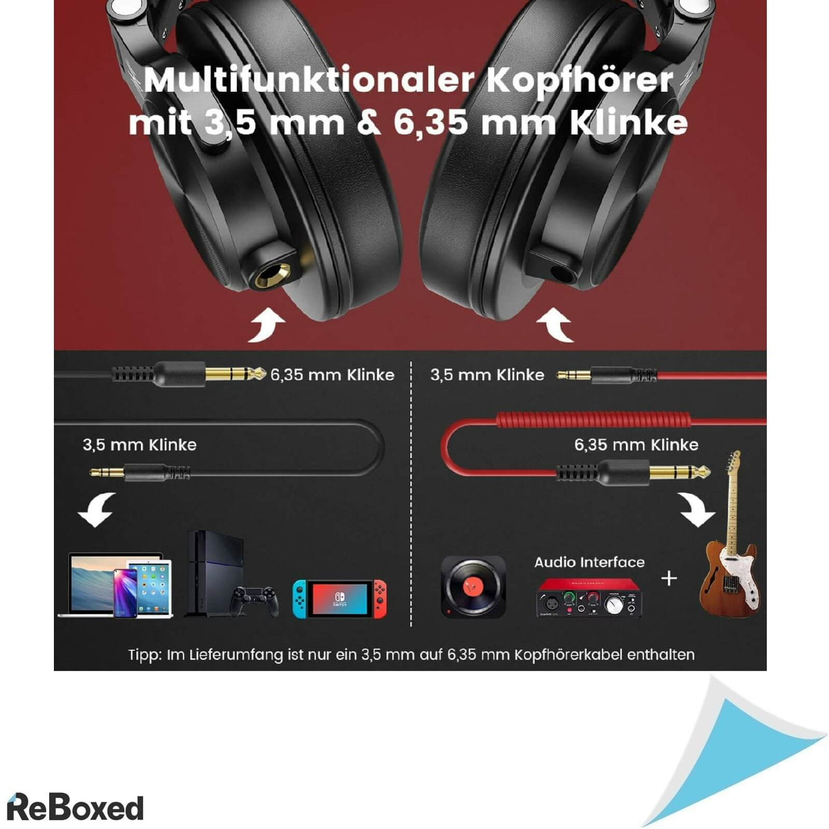 OneOdio Studio A71 Casca Over Ear CAW 40mm Cu Fir Rosu