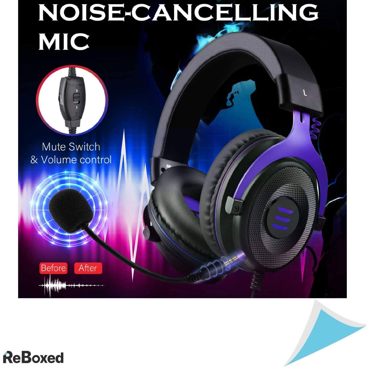 Eksa E900 Casti Gaming cu Microfon Fir 50mm Driver PS5 Xbox