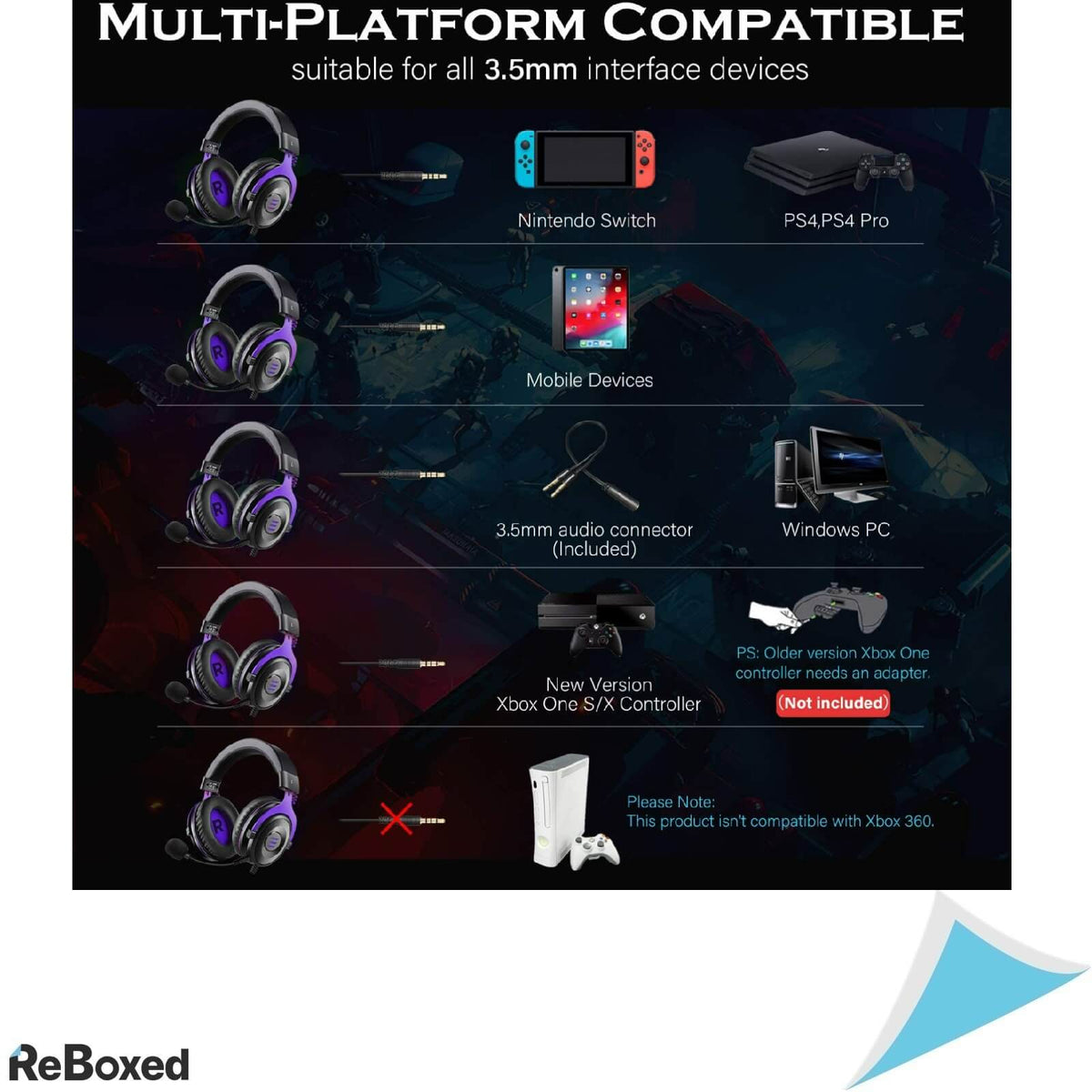 Eksa E900 Casti Gaming cu Microfon Fir 50mm Driver PS5 Xbox