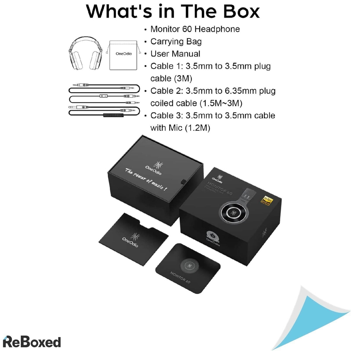 OneOdio Casti Studio Profesionale Audiofili Monitor60 cu Fir