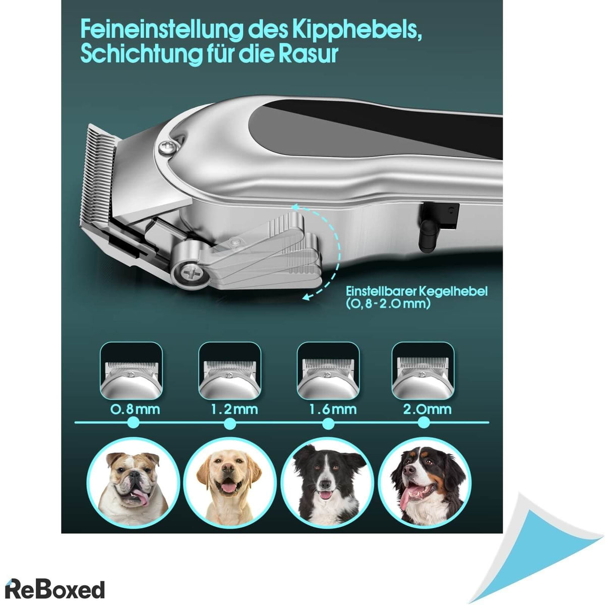 Oneisall 1918 Aparat de Tuns Caini Wireless Metal 8 accesorii