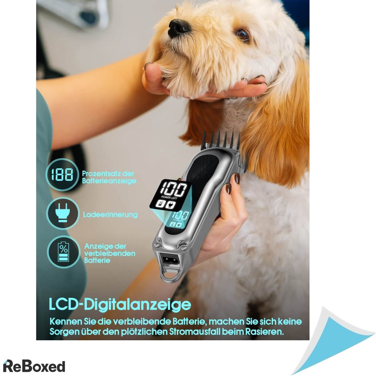 Oneisall 1918 Aparat de Tuns Caini Wireless Metal 8 accesorii