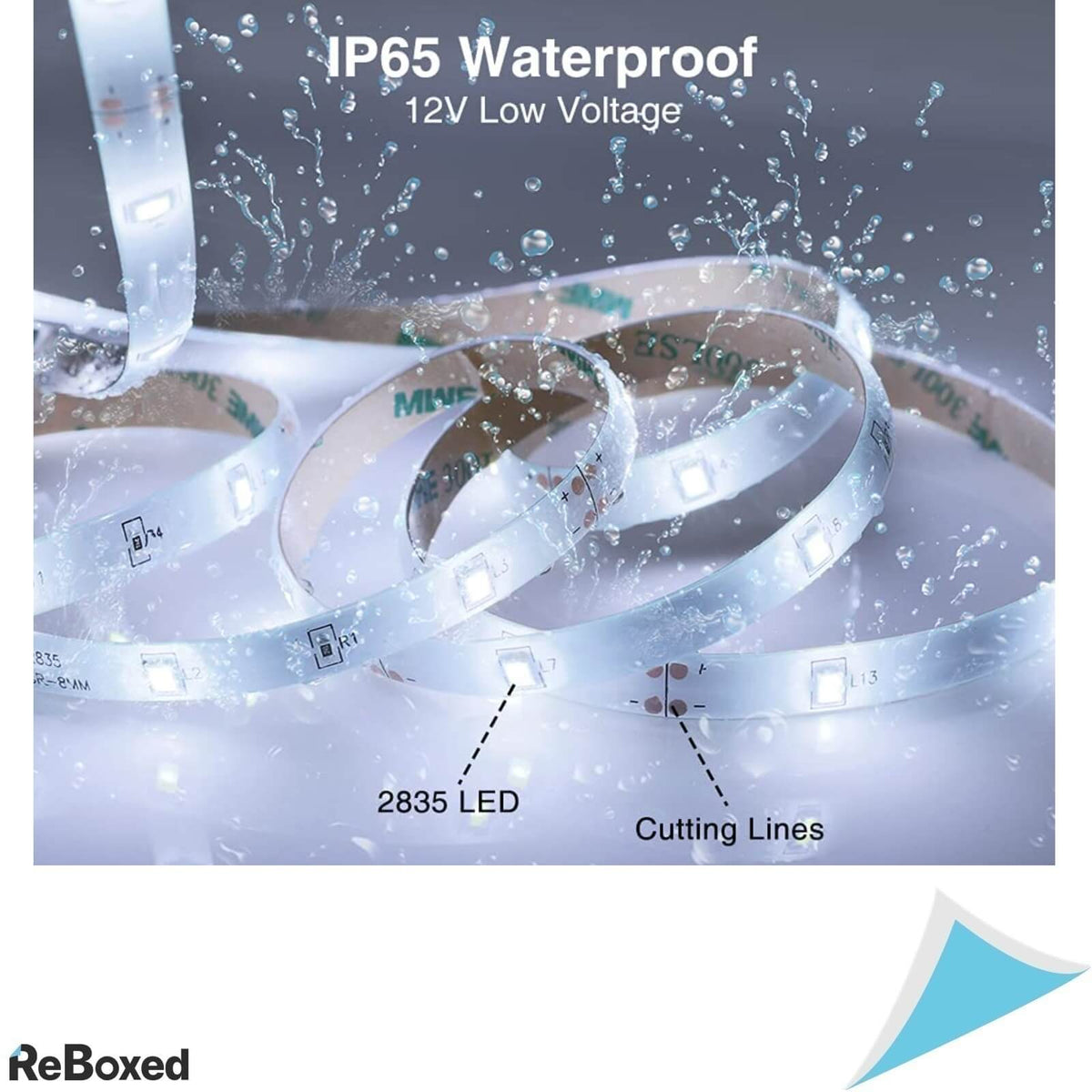 Onforu Banda LED IP65 15 Metri 450 LED-uri Culoare Alba 6000K