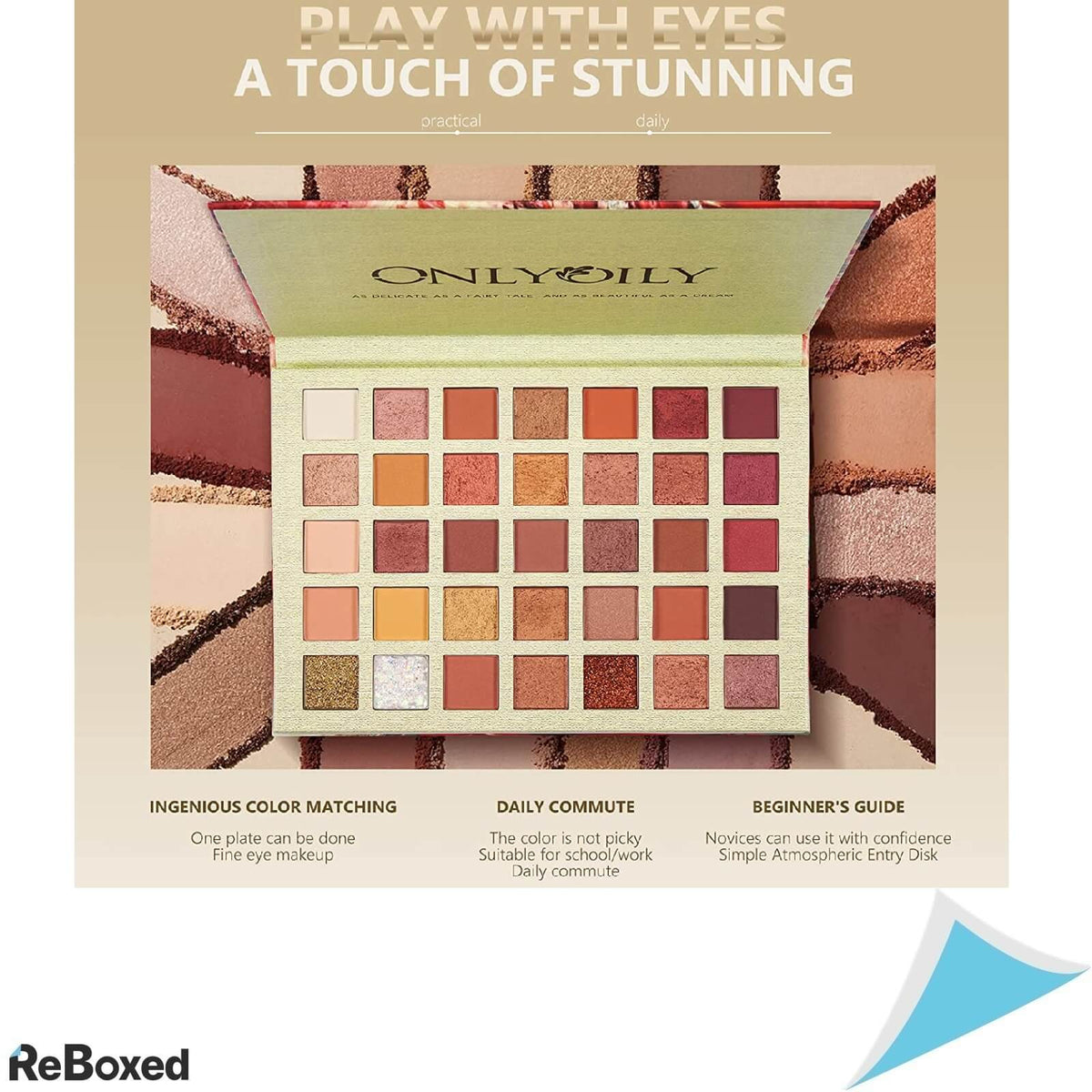 OnlyOily Set 35 culori Eye Shadow Fard Pleoape cu Sclipici